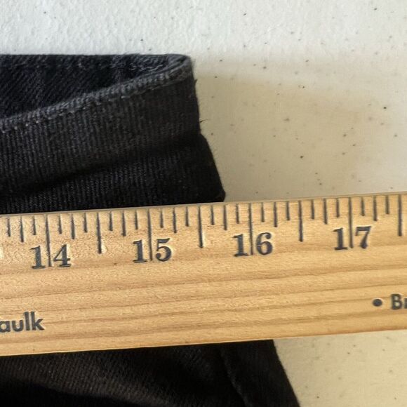 Old Navy Jeans Womens 12 Black Curvy OG Straight High Rise Secret Smooth Pockets - Picture 5 of 8
